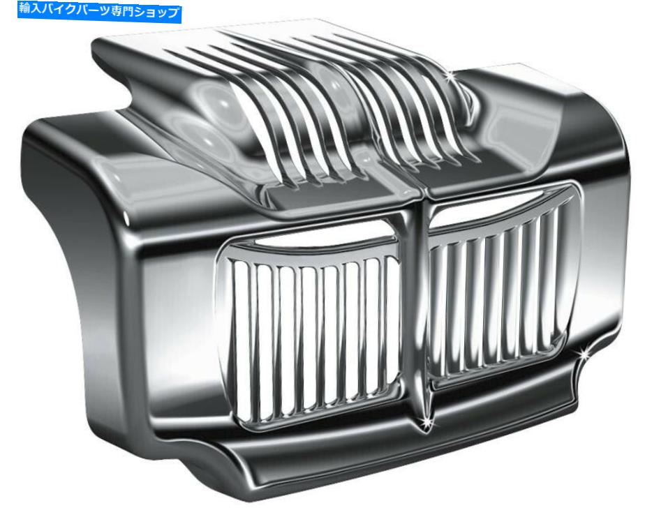 クロームパーツ ハーレー - ダビッドソンFlhxs Street Glide Special 2014oilクーラーカバークロムクライャキン Harley-Davidson FLHXS Street Glide Special 2014Oil Cooler Cover Chrome Kuryakyn【並行輸入品】