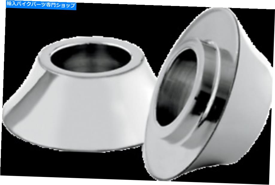 クロームパーツ RC部品フロントテーパーホイール車軸スペーサークロム00-07ハーレーツーリングFLH RC Components Front Tapered Wheel Axle Spacers Chrome 00-07 Harley Touring FLH【並行輸入品】