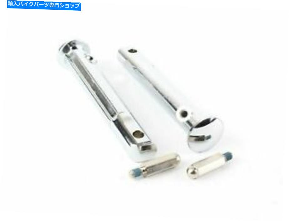 クロームパーツ 新しいOEM VICTORY KINGIN CHROMEフットペッグ2874294 New OEM Victory Kingpin Chrome Footpegs 2874294【並行輸入品】
