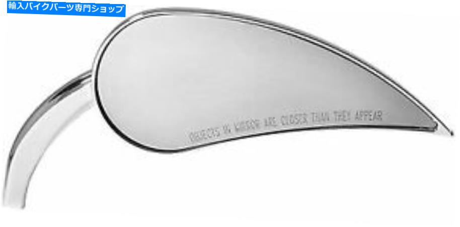 クロームパーツ Arlen Ness 13-091 Chrome Rad IIIミラー Arlen Ness 13-091 Chrome Rad III Mirror【並行輸入品】