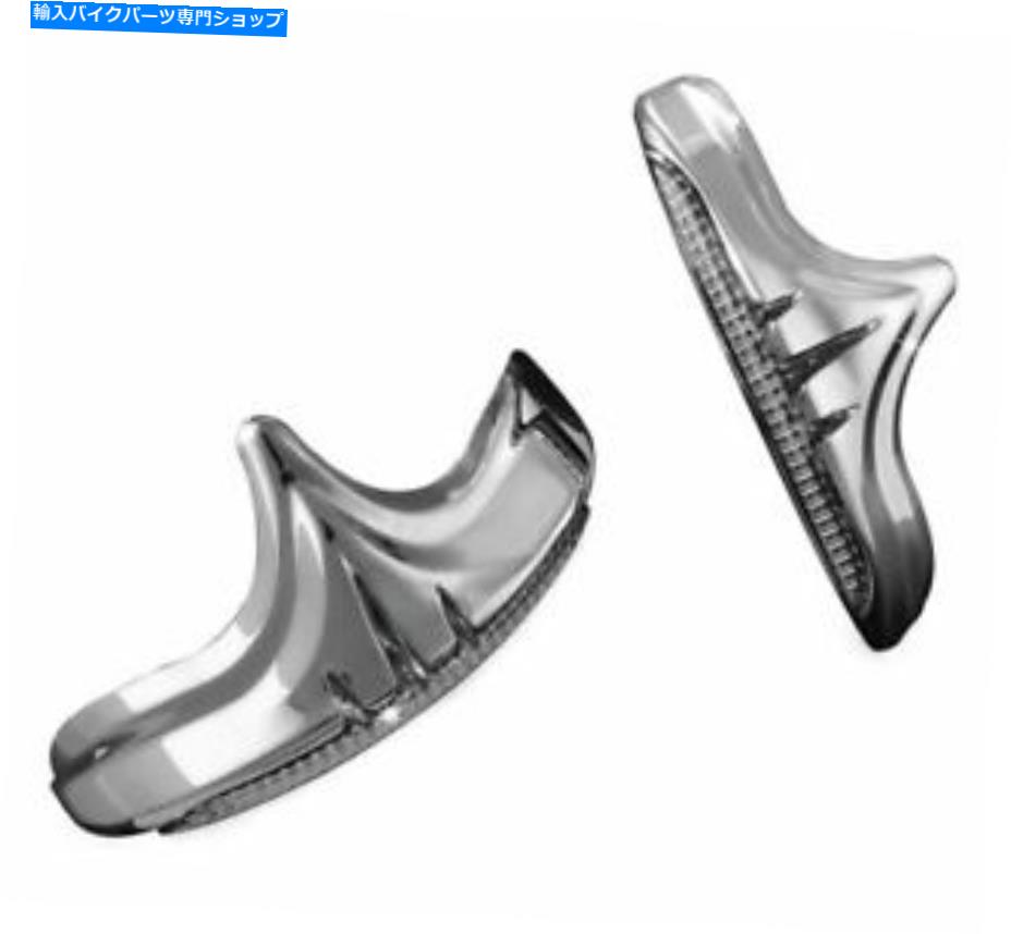 クロームパーツ クライャキンランターンエッジアクセントバットウィングフェアリングクロームハーレー - Davidson Trike 09-13 Kuryakyn Run-Turn Edge Accent Batwing Fairing CHROME Harley-Davidson Trike 09-13【並行輸入品】