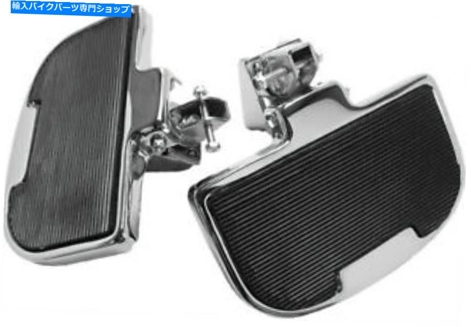 クロームパーツ ホンダGLゴールドウィング客室ボードセットリアクロームクルーザーアルミニウム Honda GL Gold Wing Passenger Floorboard Set Rear Chrome Cruiser Aluminum【並行輸入品】