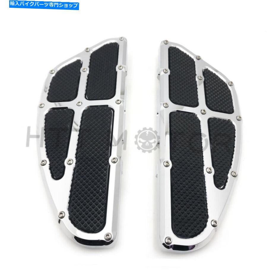 クロームパーツ Harley Touring 93-18のためのクロム乗客の床板を設定します Chrome Passenger Floor Board Set For Harley Touring 93-18【並行輸入品】 36,864円