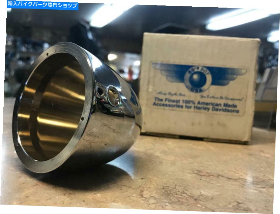 クロームパーツ 36516 Chrome Teardrop Gaugeカップ/ハウジング用ミニスピードメーターNOS販売 36516 CHROME TEARDROP GAUGE CUP / HOUSING FOR MINI SPEEDOMETERS NOS SALE【並行輸入品】