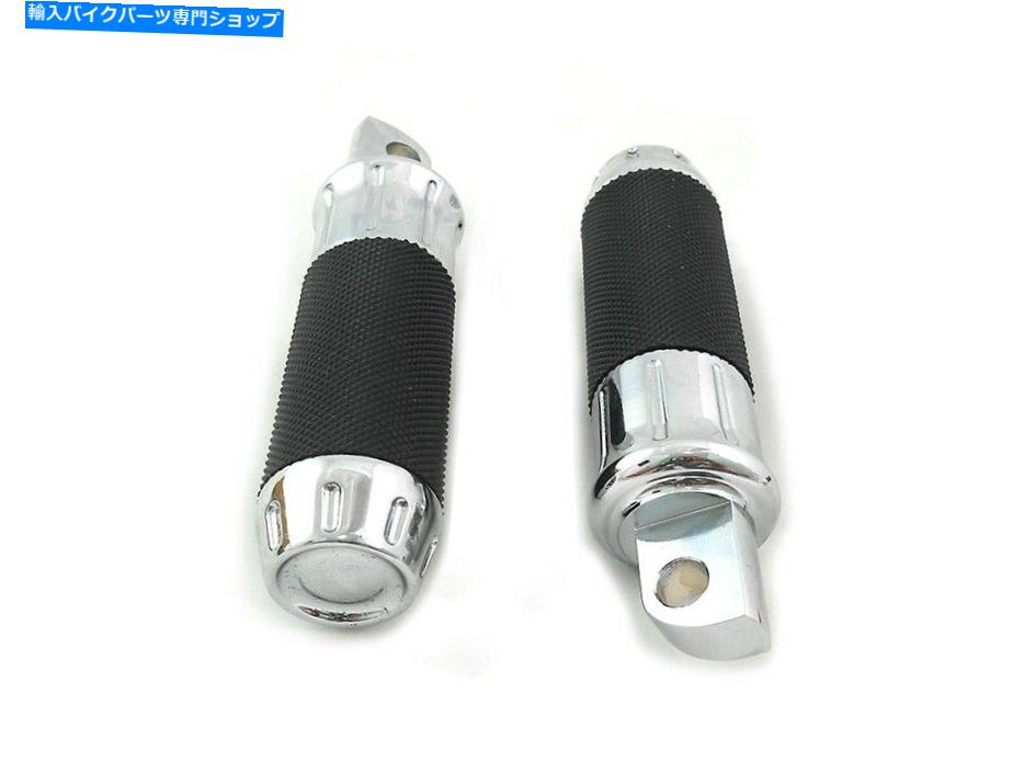 クロームパーツ Chrome Plain Style Footpeg Set Harley-Davidsonにフィット Chrome Plain Style Footpeg Set fits Harley-Davidson【並行輸入品】