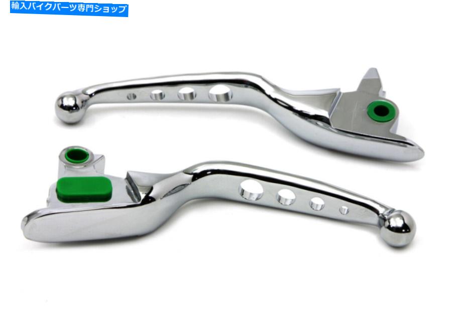 クロームパーツ クロームドリルハンドレバーセットはハーレー - ダビッドソンをフィットします Chrome Drilled Hand Lever Set fits Harley-Davidson【並行輸入品】