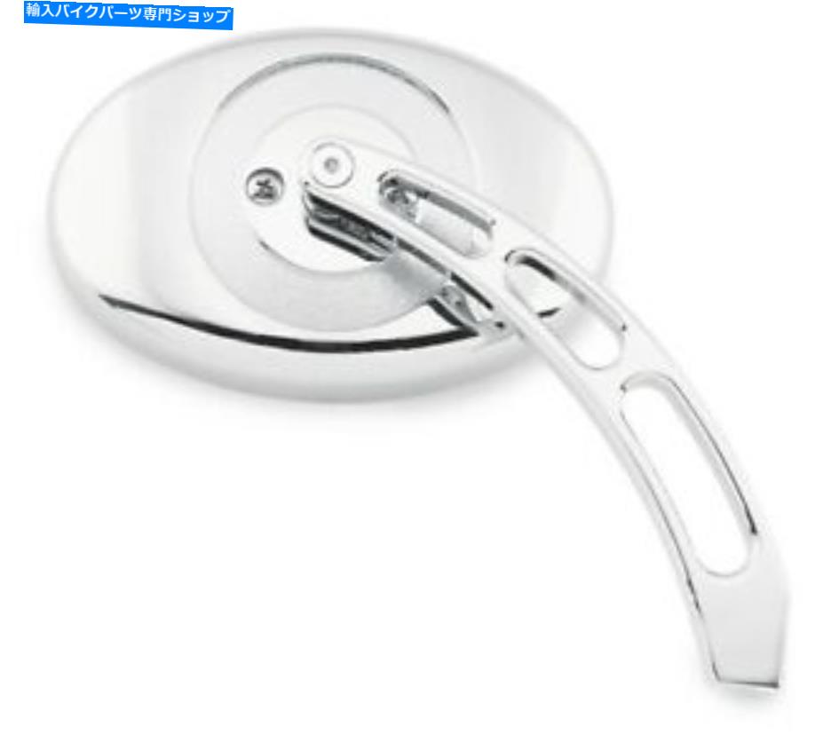 クロームパーツ スロットステムクローム5 1/2インチのバイカーの選択オーバルミラー。 x 3 5/8インチ。 270350 Biker's Choice Oval Mirrors with Slotted Stem Chrome 5 1/2in. x 3 5/8in. 270350【並行輸入品】