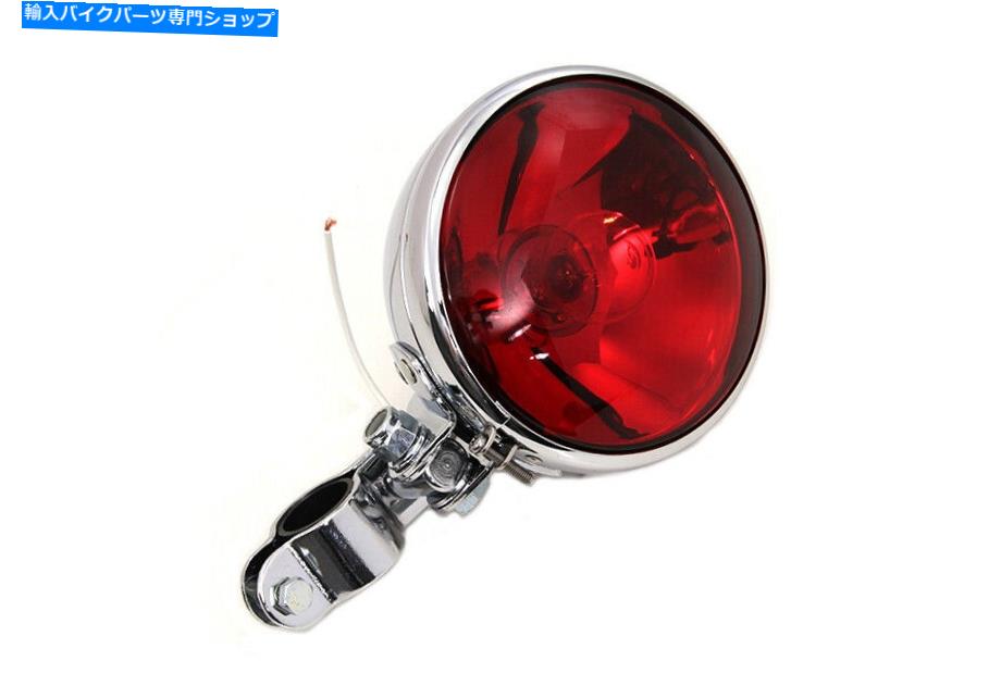 クロームパーツ Chrome Spotlampアセンブリを搭載したHarley-Davidson Chrome Spotlamp Assembly with Bulb fits Harley-Davidson【並行輸入品】
