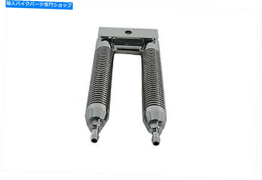 クロームパーツ デュアルクールオイルクーラークロームはハーレー - ダビッドソンにフィットします Dual Cool Oil Cooler Chrome fits Harley-Davidson【並行輸入品】