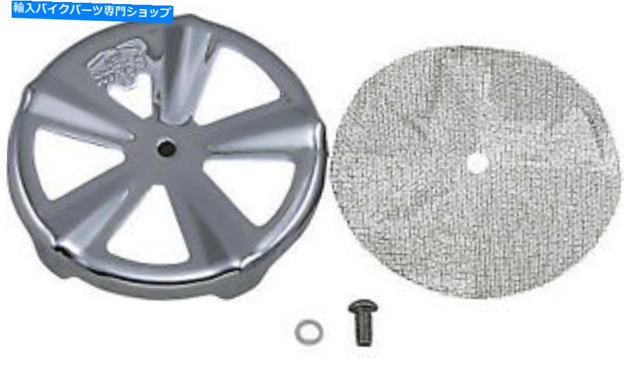 クロームパーツ VANCE＆HANES VO2エアフィルタークラウンスカルキャップクローム用ハーレーダビッドソン71017 Vance & Hines VO2 Air Filter Crown Skullcap Chrome For Harley Davidson 71017【並行輸入品】