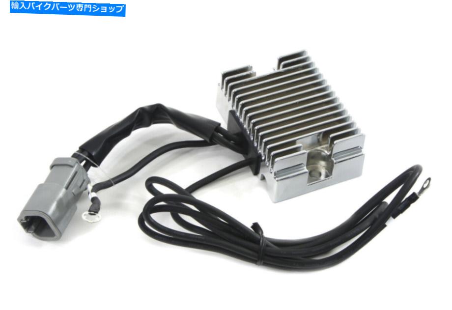 クロームパーツ 楕円形プラグ付きレギュレータ38 AMPクロムハーレー - ダビッドソン Regulator 38 Amp Chrome with Oval Plug fits Harley-Davidson【並行輸入品】