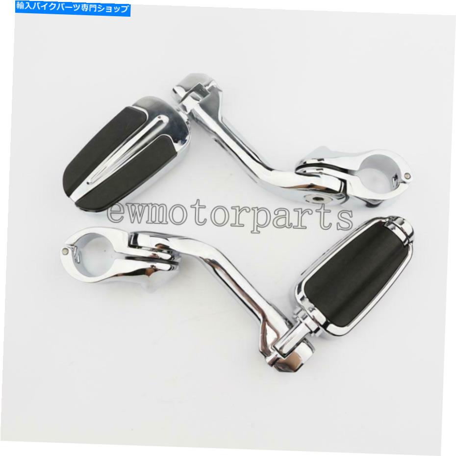 クロームパーツ Harley-Davidson Electra Glide Classic Efi Flhtciのための2倍クロム高速道路のペグ 2x Chrome Highway Foot Pegs for Harley-Davidson Electra Glide Classic EFI FLHTCI【並行輸入品】