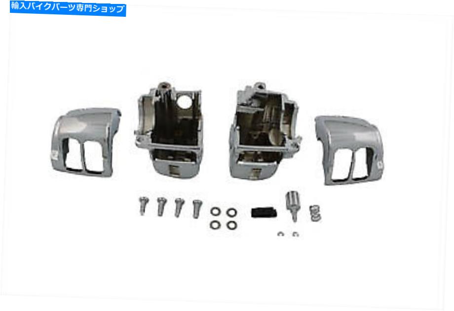 クロームパーツ ハンドルコントロールスイッチハウジングセットスムーズクロム、Harley Davidson、V-Twin Handlebar Control Switch Housing Set Smooth Chrome,for Harley Davidson,by V-Twin【並行輸入品】 32,476円