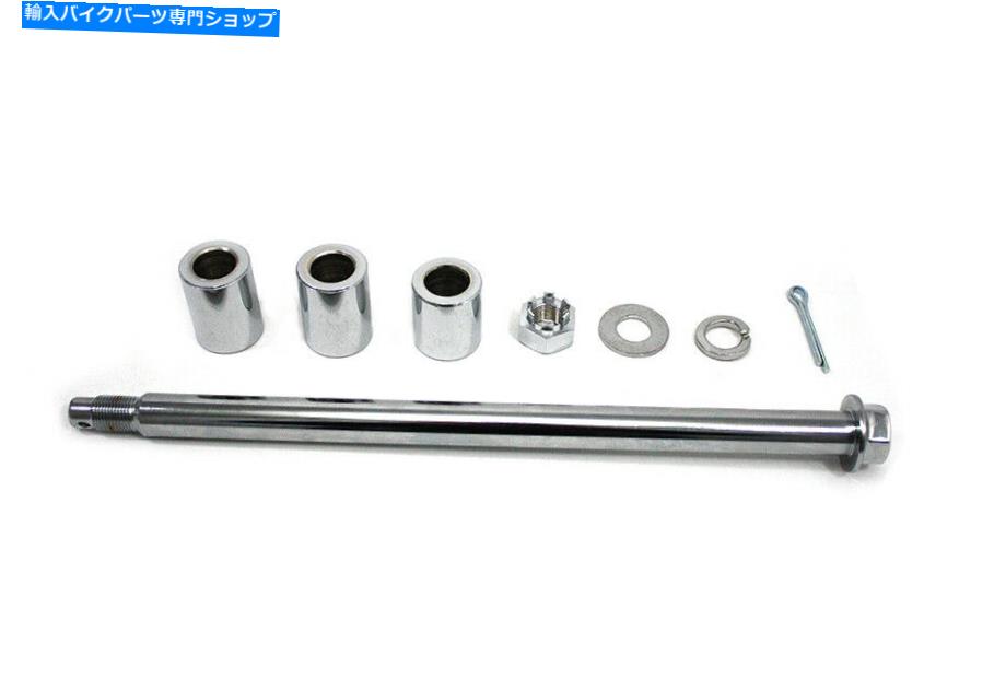 クロームパーツ Chromeリアアクスルキットはハーレー - ダビッドソンにフィットします Chrome Rear Axle Kit fits Harley-Davidson【並行輸入品】