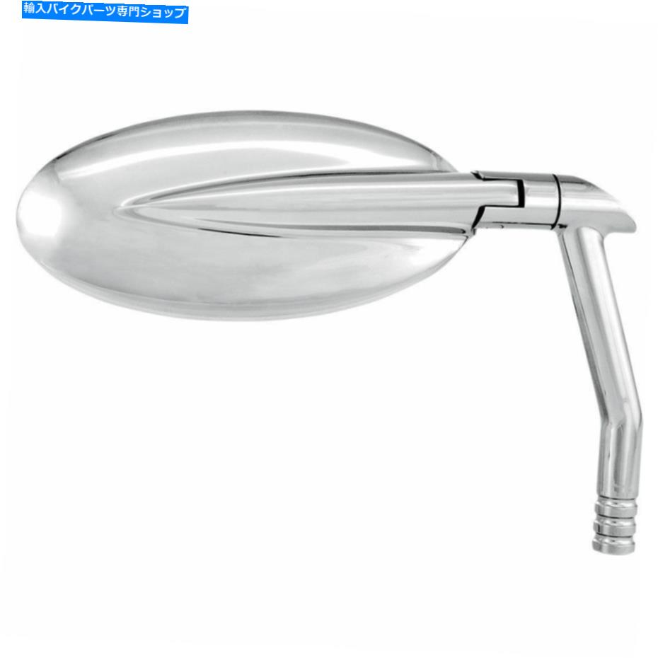 クロームパーツ ハーリーモデルのためのパフォーマンスマシンオーバルビジョンシリーズミラー Performance Machine Oval Vision Series Mirror for Harley Models Chrome【並行輸入品】