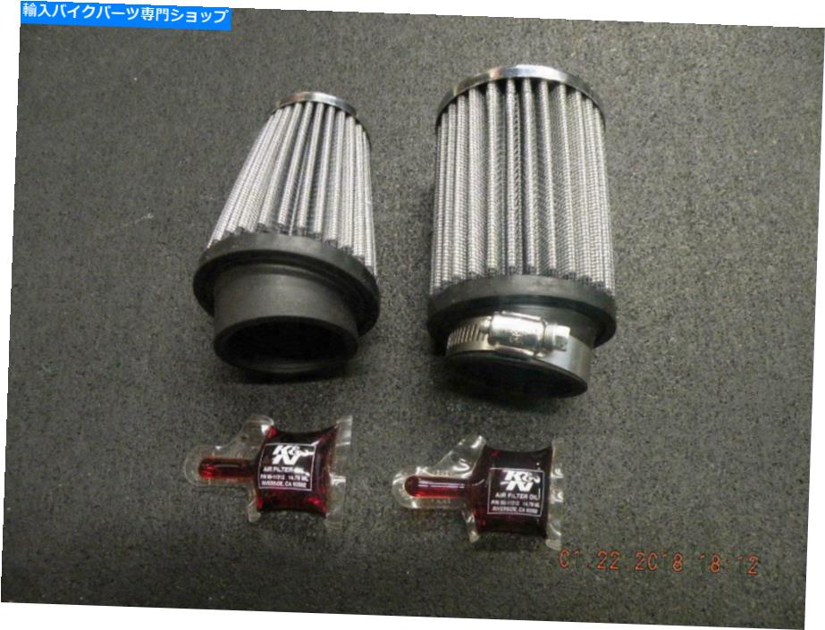 クロームパーツ K＆NユニバーサルクロームエアフィルターDUCATI 750スポーツGT 750 1972-73 2フィルターカフェ K&N Universal Chrome Air Filter DUCATI 750 SPORT GT 750 1972-73 2 Filters cafe【並行輸入品】 32,476円