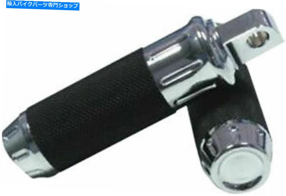 クロームパーツ HardDrive 354122 Venomフットペッグ、生カットクロム HardDrive 354122 Venom Footpegs, Raw Cut Chrome【並行輸入品】