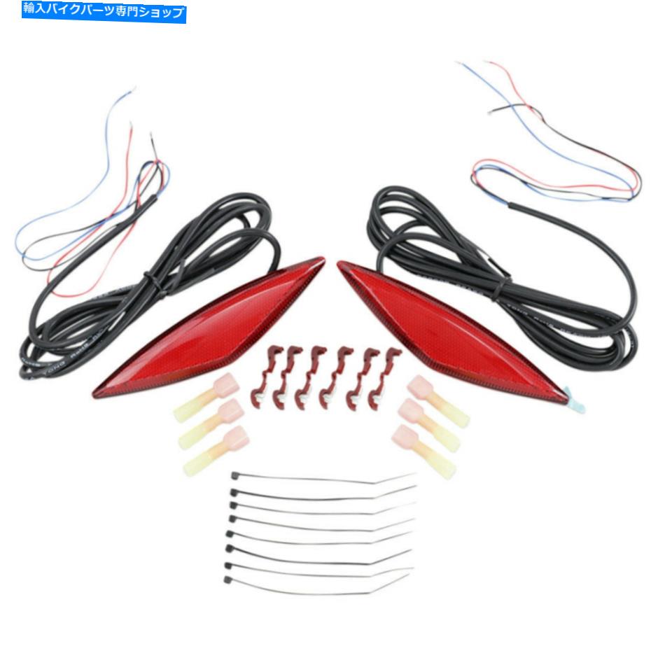 クロームパーツ Show Chrome Marker Lights - Red - 08-19 Spyder RT | 41-161r Show Chrome Marker Lights - Red - 08-19 Spyder RT | 41-161R【並行輸入品】
