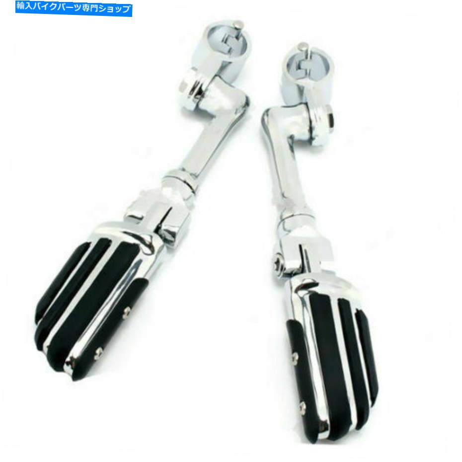 クロームパーツ Harley Cafe Racerのための2倍調節可能な1.5 ''高速道路エンジン足PEG Mountre St Bar 2x Adjustable 1.5'' Highway Engine Foot peg MountRe st Bar For Harley Cafe Racer【並行輸入品】|Us Custom Parts Shop USDM