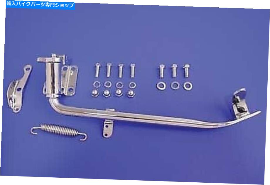 クロームパーツ Jiffy KickstandアセンブリChromeはHarley-Davidsonにフィットします Jiffy Kickstand Assembly Chrome fits Harley-Davidson【並行輸入品】