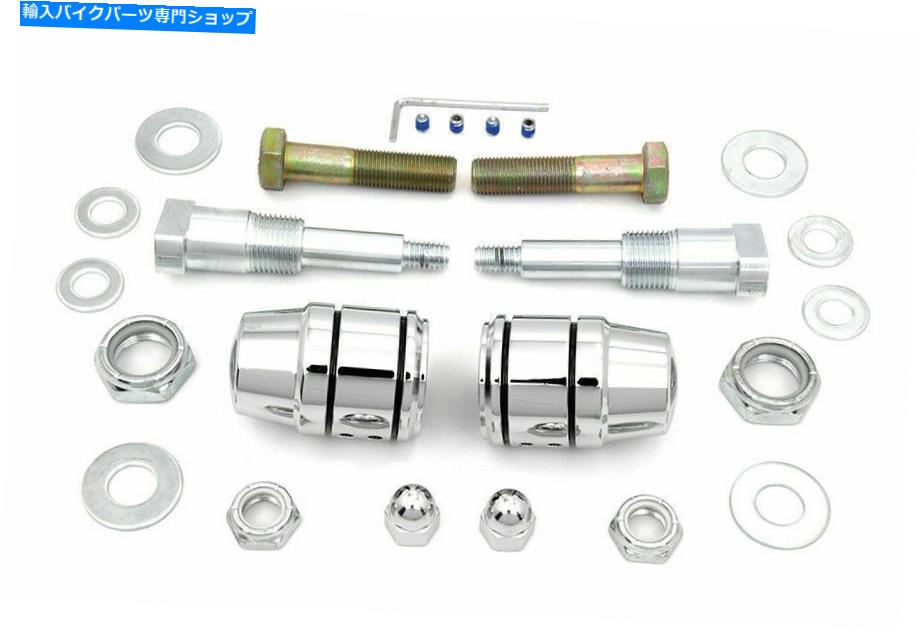 クロームパーツ V-Twinによるハーレーダビッドソンのためのクロムショックスタッドキット Chrome Shock Stud Kit for Harley Davidson by V-Twin【並行輸入品】