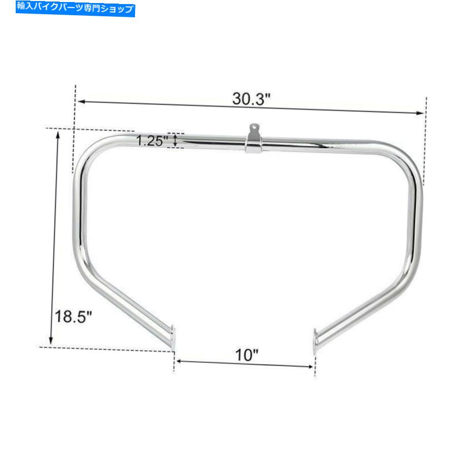 クロームパーツ エンジンガードクラッシュバーフィットハーレーツーリングElectra Street Glide 2009-2021 19 Engine Guard Crash Bar Fit For Harley Touring Electra Street Glide 2009-2021 19【並行輸入品】