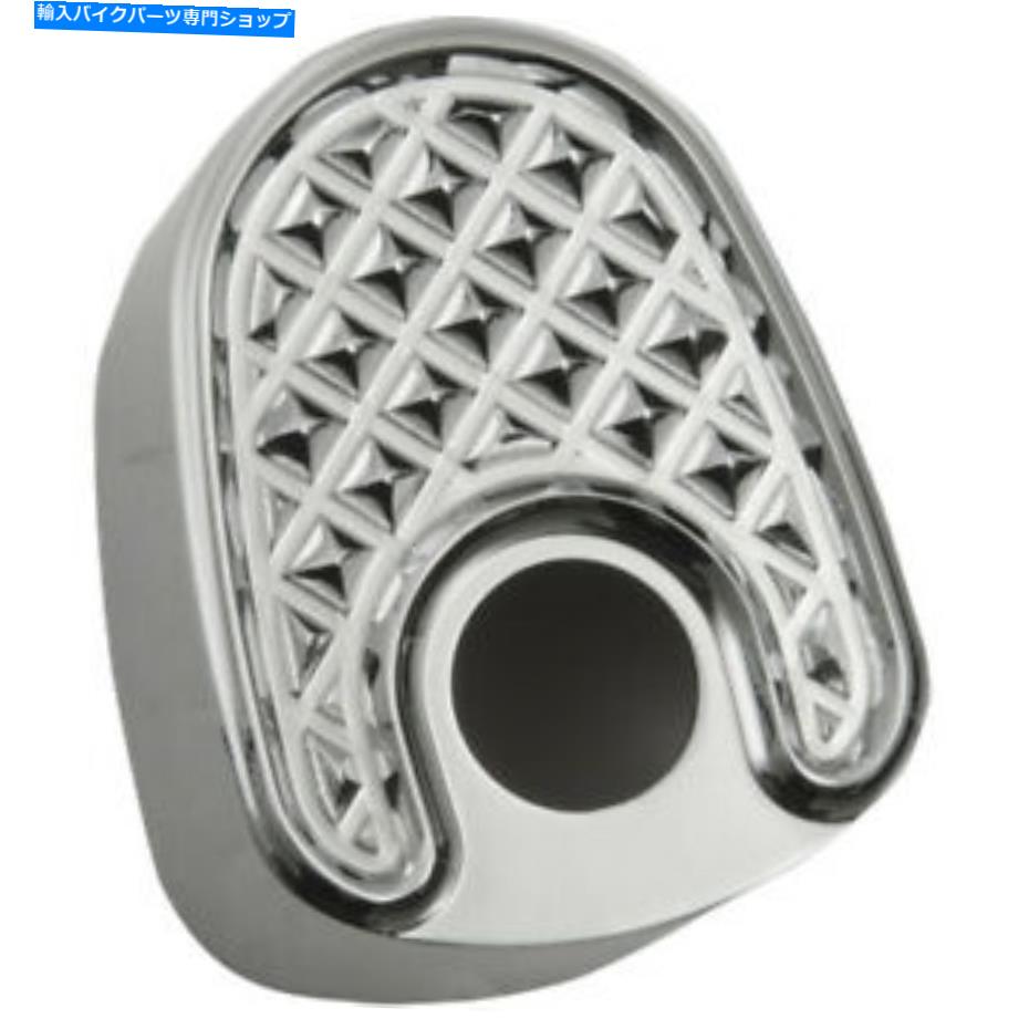 クロームパーツ Eddie Trotta Chromeクロスカットイグニッションスイッチカバーハーレー14-16 Fltrx Eddie Trotta Chrome Cross Cut Ignition Switch Cover Harley 14-16 FLHT FLTRX【並行輸入品】