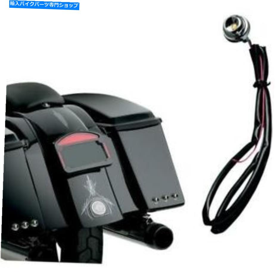 クロームパーツ サイクルビジョンルシファーライト赤LED - クロム＃CV4540 Cycle Visions Lucifer Lights Red LED - Chrome #CV4540【並行輸入品】