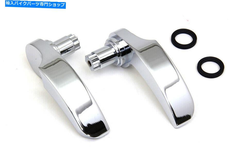 クロームパーツ クロムサドルバッグハンドルキット Chrome Saddlebag Handle Kit【並行輸入品】