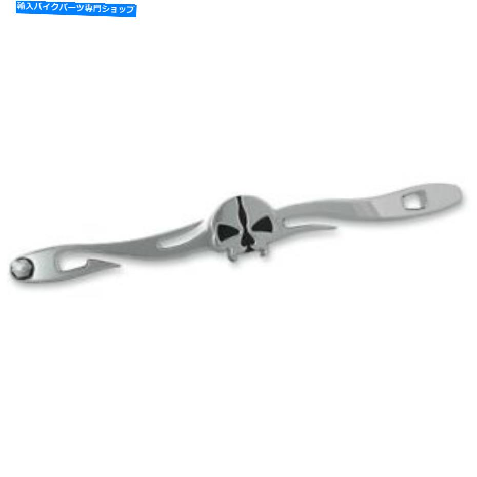 クロームパーツ ドラッグ1601-0493 Chromeスプリットスカルカスタムシフトリンケージハーレー99-18 FLH / T Drag 1601-0493 Chrome Split Skull Custom Shift Linkage Harley 99-18 FLH/T【並行輸入品】