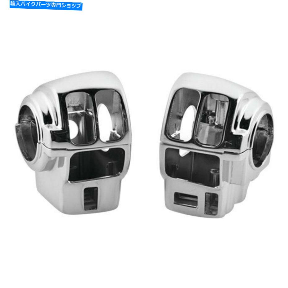 クロームパーツ Harley-Davidson Street Glide 08-13 ChromeスイッチハウジングWオーディオ＆クルーズ For Harley-Davidson Street Glide 08-13 Chrome Switch Housing w Audio & Cruise【並行輸入品】