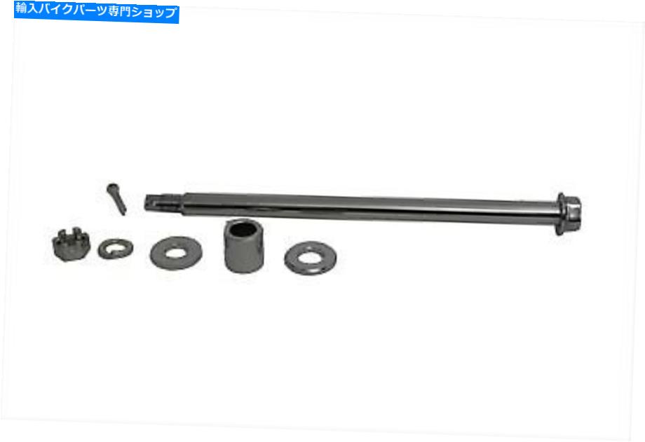 クロームパーツ Chromeリアアクスルキットはハーレー - ダビッドソンにフィットします Chrome Rear Axle Kit fits Harley-Davidson【並行輸入品】