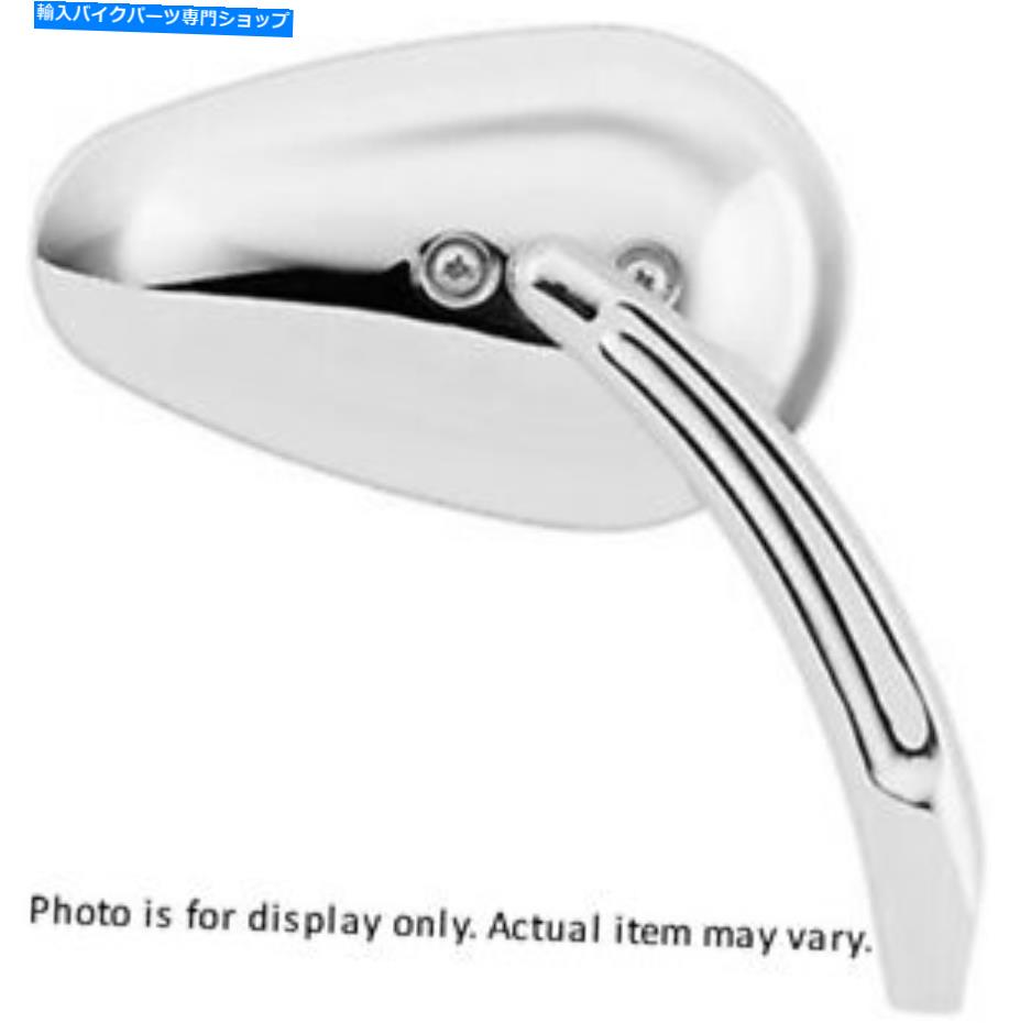 クロームパーツ バイカーの選択 - 18-456 - Chrome Tapered Mirrors、1965-2015ハーレーダビッドソン Bikers Choice - 18-456 - Chrome Tapered Mirrors, 1965-2015 Harley Davidson【並行輸入品】