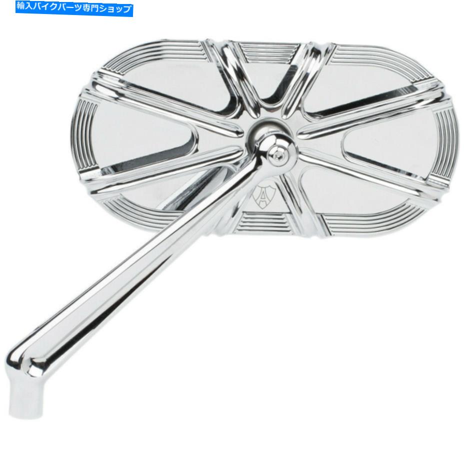 クロームパーツ Arlen Ness Deep Cut Mirror - Chrome - Left | 13-165 Arlen Ness Deep Cut Mirror - Chrome - Left | 13-165【並行輸入品】