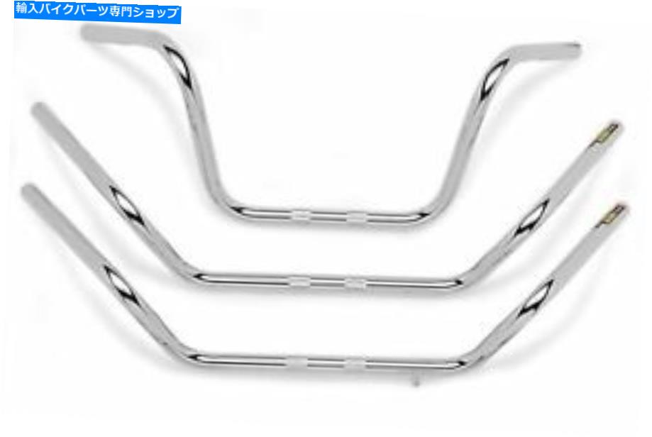 クロームパーツ Khromeは1インチを務めます。ハンドルバー標準ドラッグバー（奥行き） - クロム＃300925 Khrome Werks 1in. Handlebar Standard Drag Bar (Dimpled) - Chrome #300925【並行輸入品】