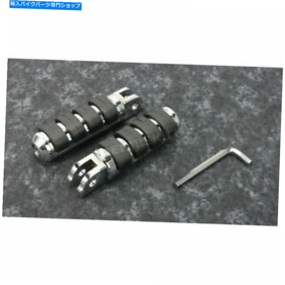 クロームパーツ ドラッグスペシャリティクローム大径ドライバーフットペグ - P17-0343 is Drag Specialties Chrome Large Diameter Driver Footpegs - P17-0343ISC【並行輸入品】
