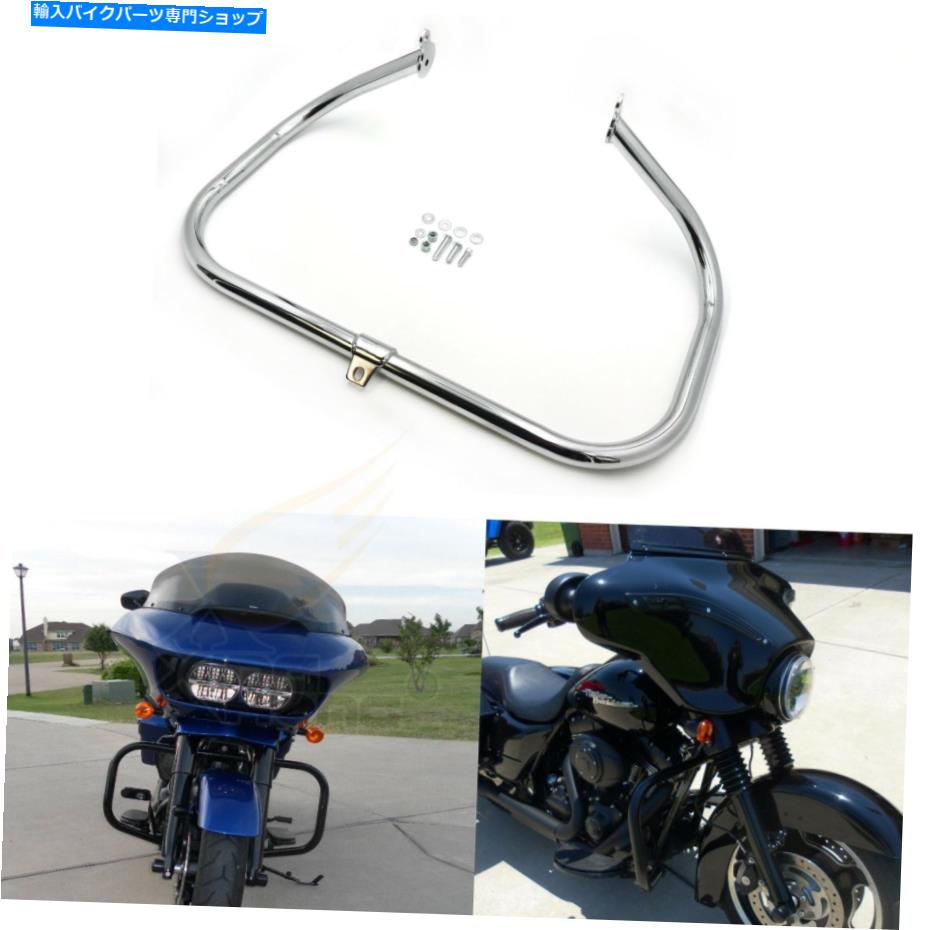 クロームパーツ ハーレーフロリングハイウェイクラッシュバーのためのエンジンガードフィット09-18 49050-09a Engine Guard Fit For Harley FL Touring Highway Crash Bar 09-18 Replace 49050-09A【並行輸入品】
