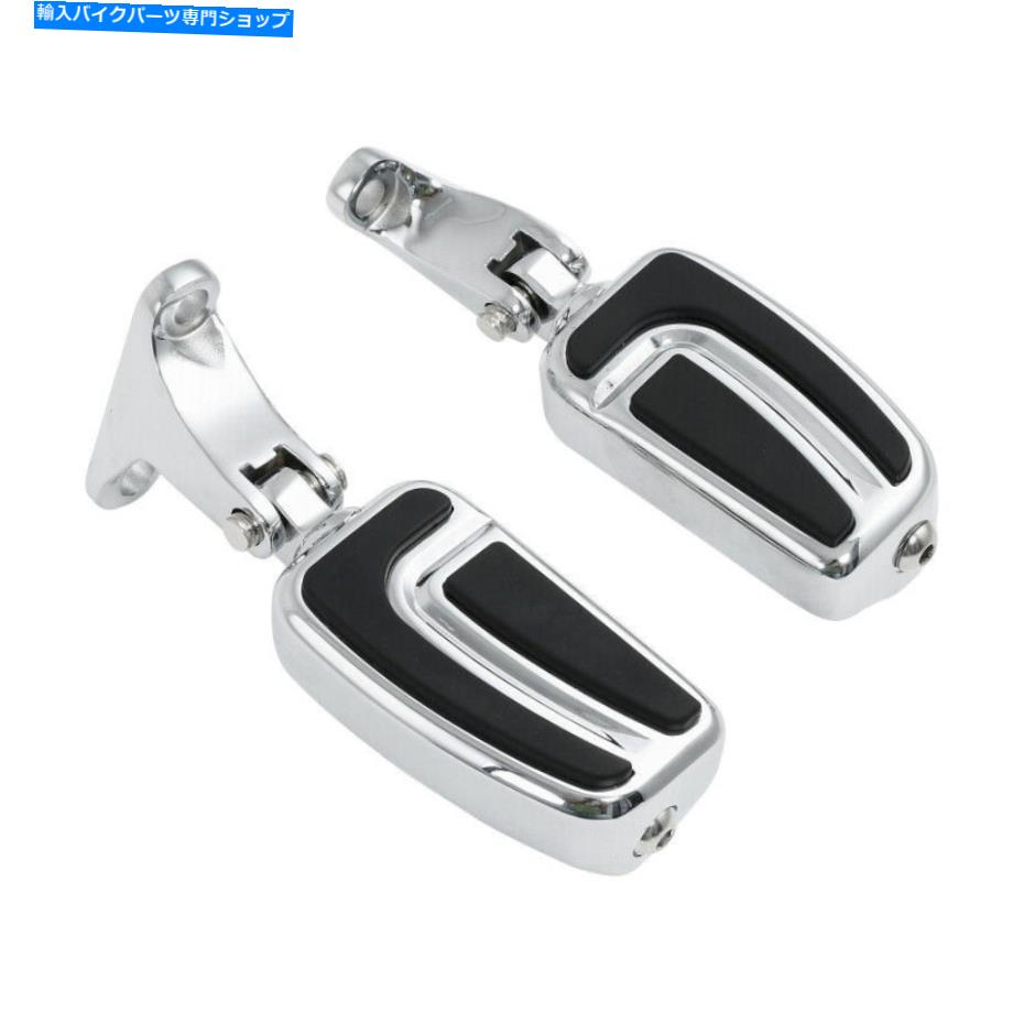 クロームパーツ ハーレーツーリングElectra Glide 93-21のための気流後部乗客フットペグマウントフィット Airflow Rear Passenger Footpeg Mount Fit For Harley Touring Electra Glide 93-21【並行輸入品】