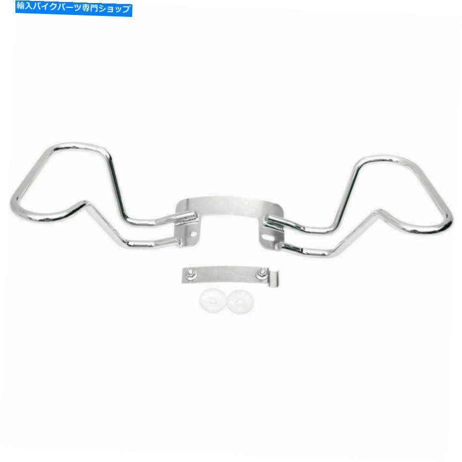 クロームパーツ 2009-13ハーリーFLHT FLTR FLHR FLHRのためのChrome Stockスタイルの旅客ハンドレール Chrome Stock Style Passenger Hand Rail for 2009-13 Harley FLHT FLTR FLHR FLHX【並行輸入品】