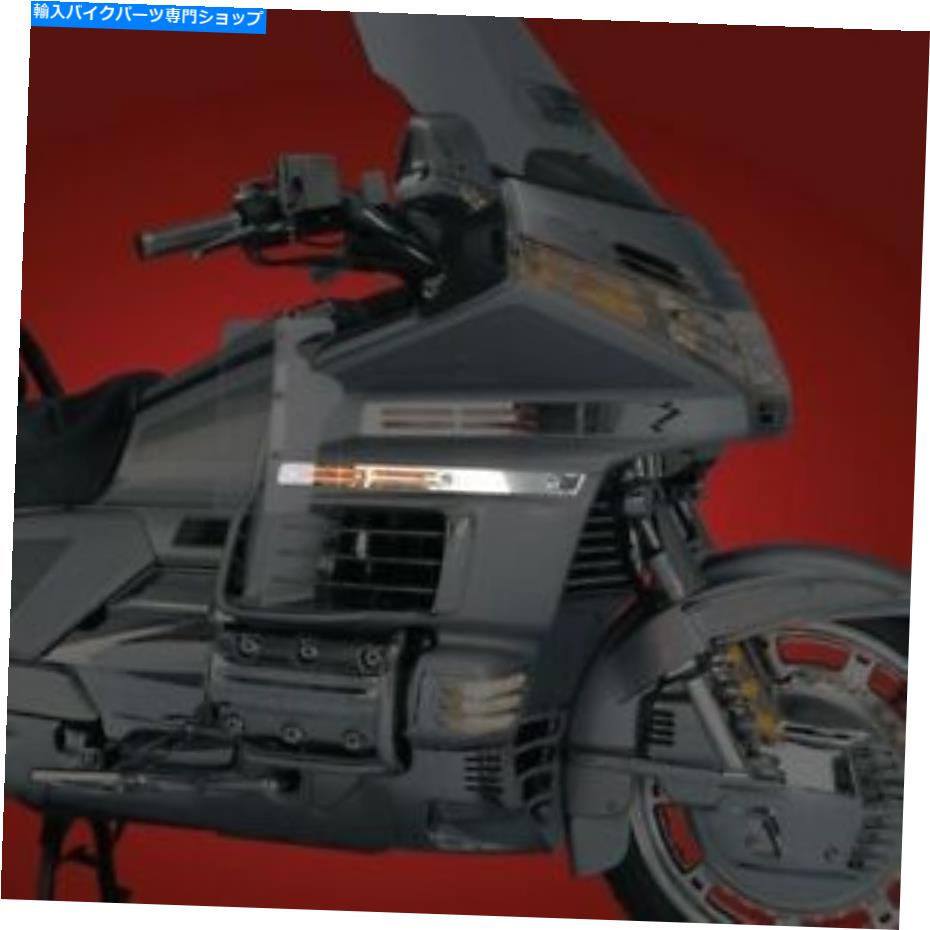 クロームパーツ ゴールドウィングゴールドウィングGL 1500ビッグバイク部品2-255リフレクター用クロムブラインド Goldwing Gold Wing Gl 1500 Big Bike Parts 2-255 Chrome Blinds For Reflectors【並行輸入品】