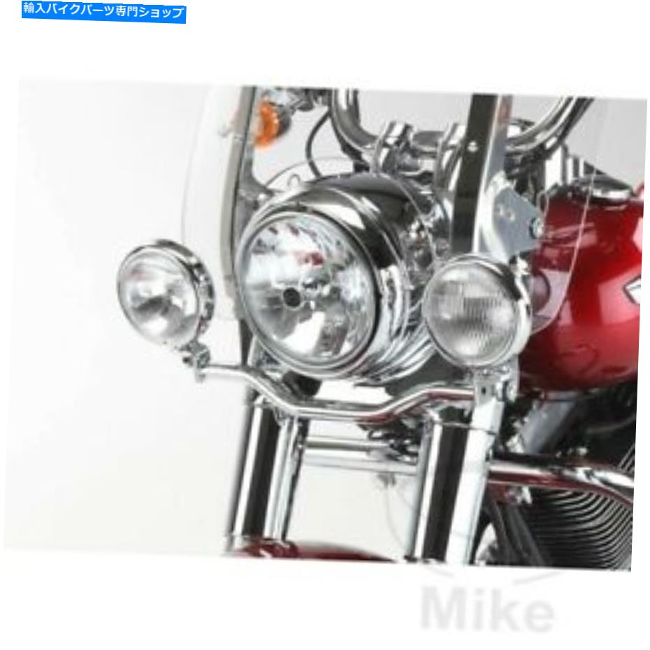 クロームパーツ ハーレーダビッドソンFLD 1690 DYNAスイッチバックABS 2012クロムライトマウントバー Harley Davidson FLD 1690 Dyna Switchback ABS 2012 Chrome Light Mounting Bar【並行輸入品】