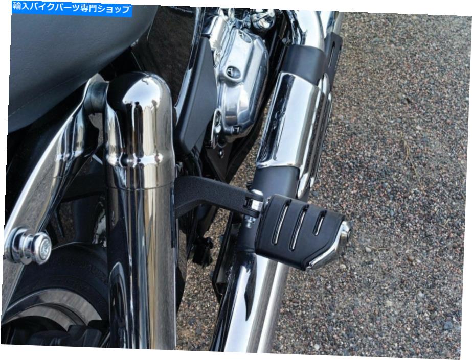 クロームパーツ クレアキンクロームトライレットデースボラバーイソペグセットオスマウントアダプターハーレー Kuryakyn Chrome Trident Dually Rubber ISO Pegs Set Male Mount Adapters Harley【並行輸入品】