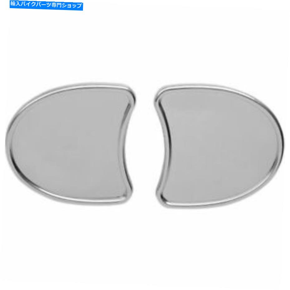 クロームパーツ ドラッグスペシャリークロームフェアリングマウントマウントマウントミラー用ハーレーFLHT / X Batwing 14-1 Drag Specialties Chrome Fairing Mounted Mirrors for Harley FLHT/X Batwing 14-1【並行輸入品】