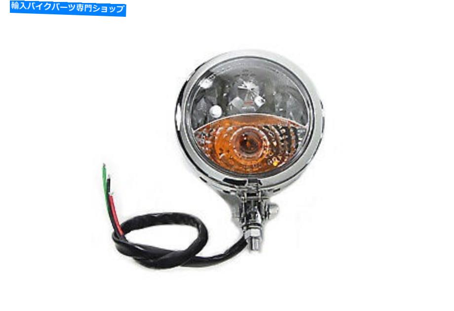 クロームパーツ Chrome Spotlampアセンブリはハーレー - ダビッドソンにフィットします Chrome Spotlamp Assembly fits Harley-Davidson【並行輸入品】
