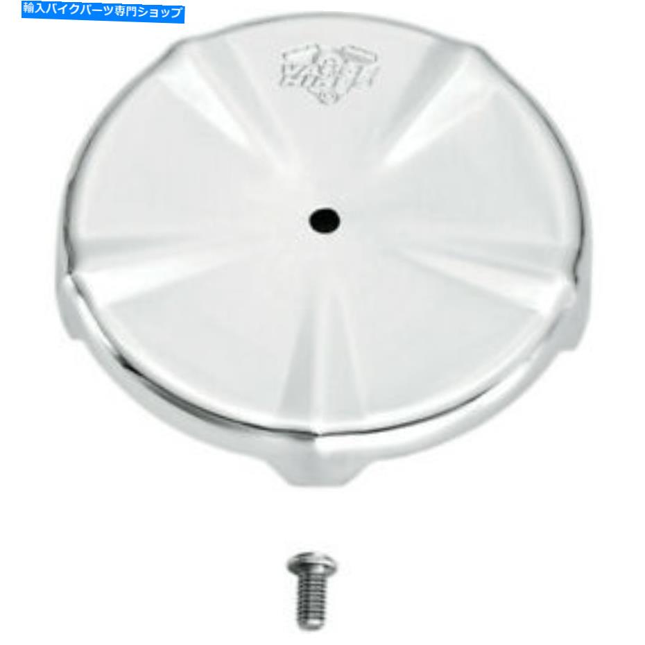 クロームパーツ ハーリーのためのChrome Skull Cap Air Cleanerカバー Vance & Hines 71013 Chrome Skull Cap Air Cleaner Cover for Harley【並行輸入品】