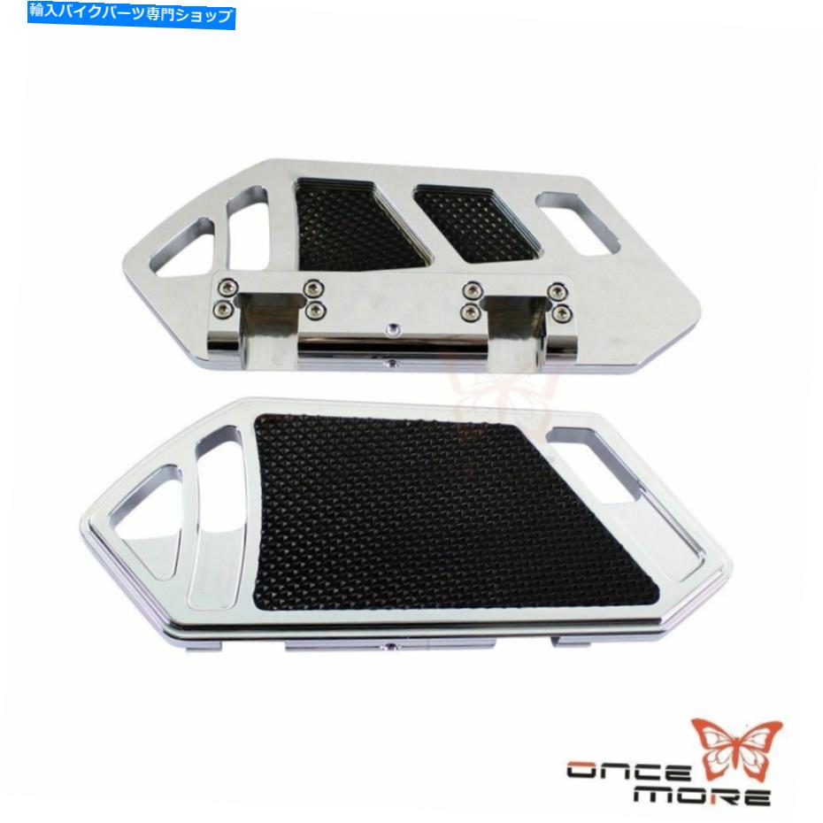クロームパーツ オートバイリアの乗客足PEGの床板の足はハーレーツーリングのための休み Motorcycle Rear Passenger Foot Peg Floorboard Foot Rests For Harley Touring【並行輸入品】 32,476円