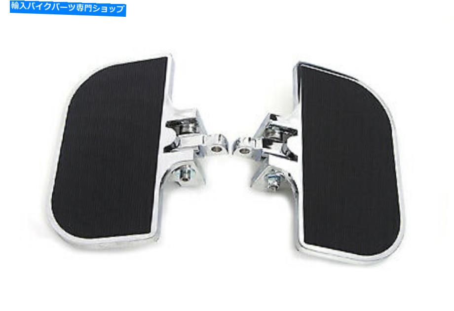 クロームパーツ 旅客ミニフットボードセットラバースタイルフィットハーレー - デビッドソン Passenger Mini Footboard Set Rubber Style fits Harley-Davidson【並行輸入品】