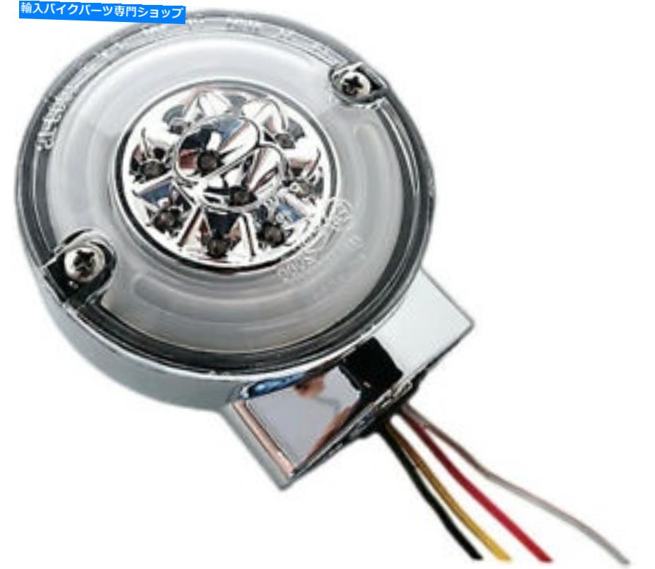 クロームパーツ ハードドライブシングル機能後部ターン信号クロムW /クリアレンズ164510 Harddrive Single Function Rear Turn Signal Chrome W/Clear Lens 164510【並行輸入品】
