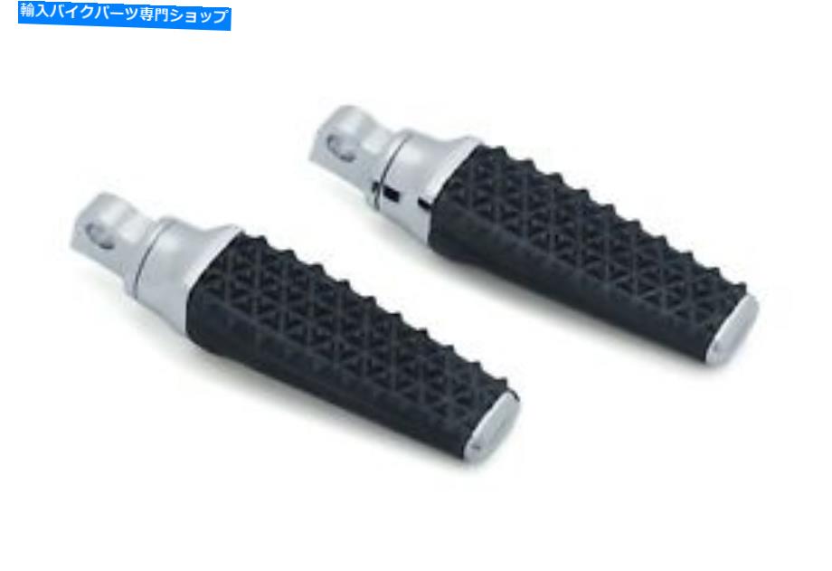 クロームパーツ クライャコン5952クロムスルーザーペグハーレー男性マウントフィット Kuryakyn 5952 Chrome Thresher Pegs Harley Male Mount Fit【並行輸入品】