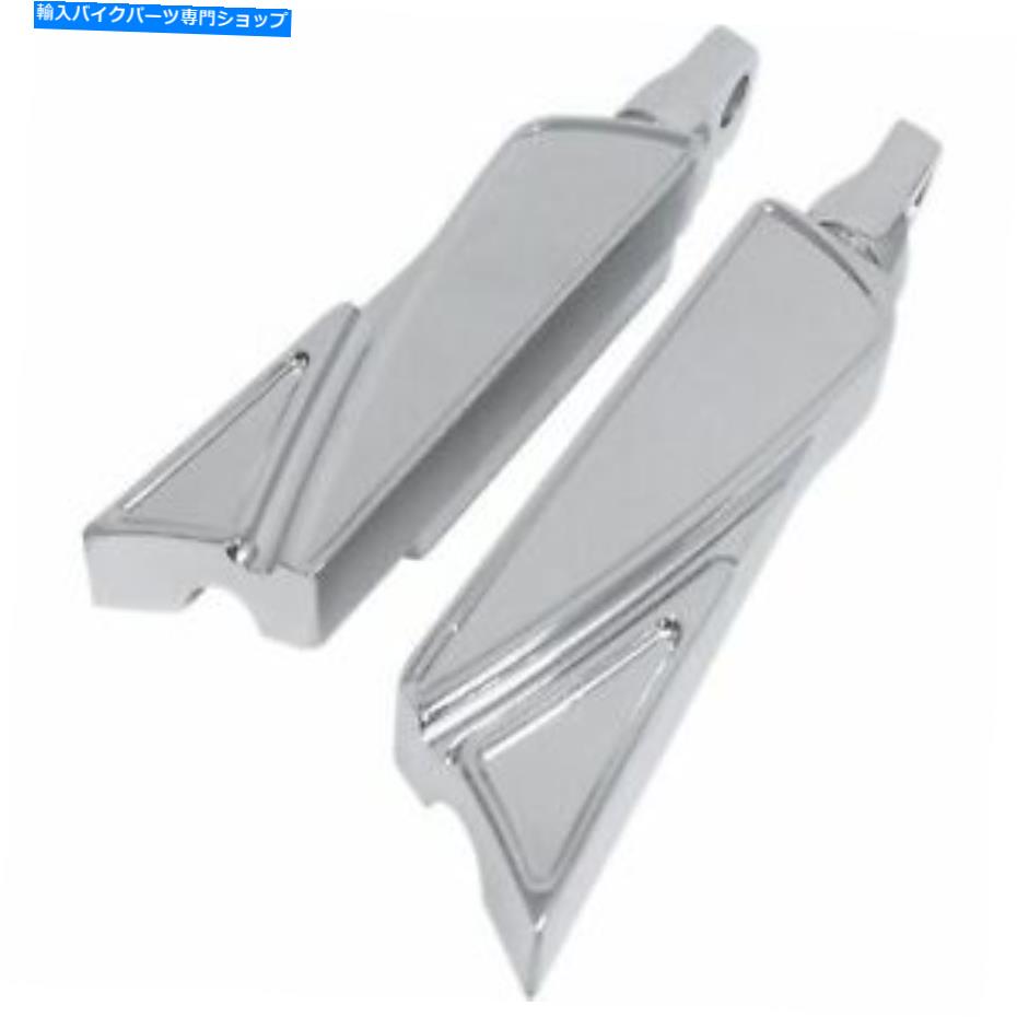 クロームパーツ Covingtonsリアペグ - リッパー - Chrome C1843-C COVINGTONS REAR PEGS - RIPPER - CHROME C1843-C【並行輸入品】